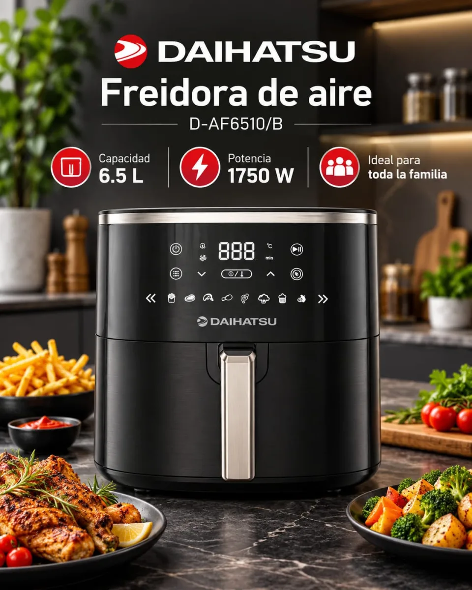 Freidora de aire 6.5Lt